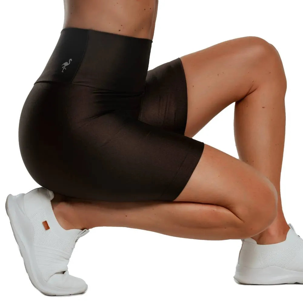 Satin Touch Sculpt Short - Café | Glossy