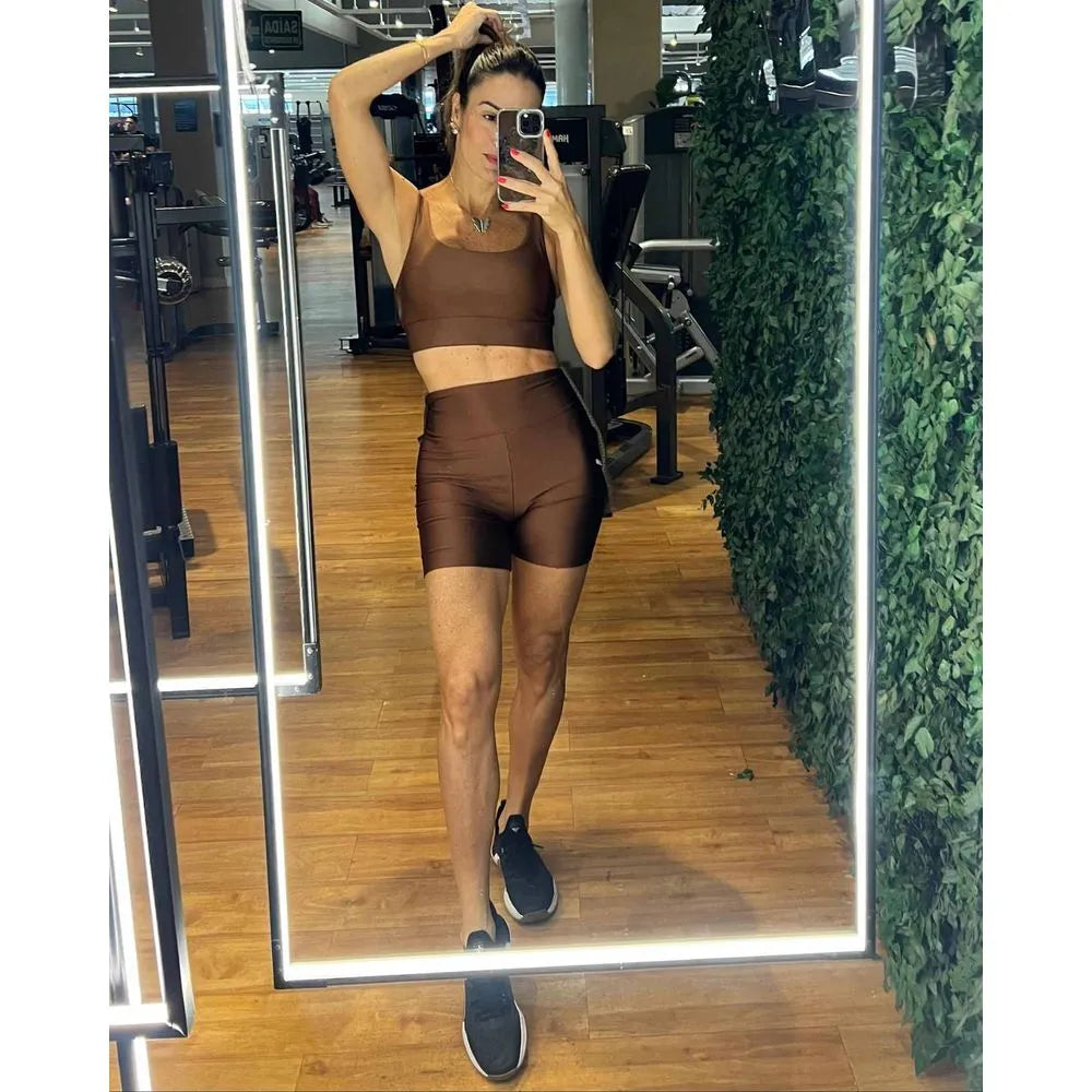 Satin Touch Sculpt Short - Cookie | Glossy