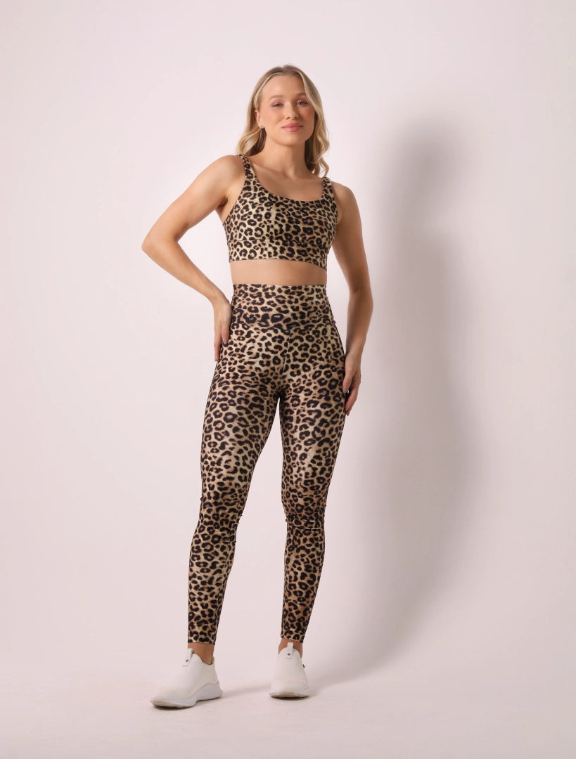 Soft Sculpt Legging - Animal Print (Leopard Style) | Glossy