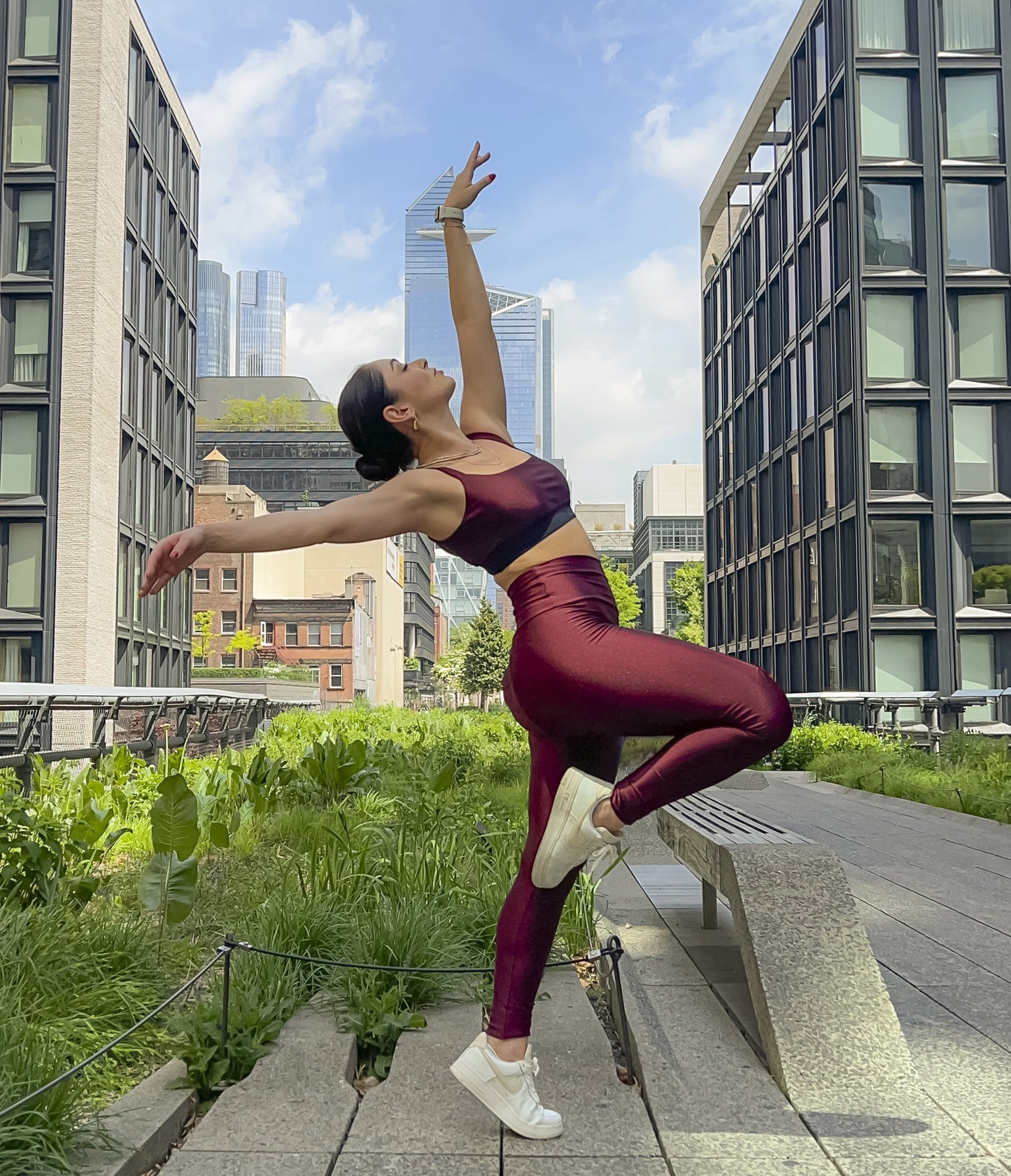 Soft Sculpt Legging - Barolo | Glossy