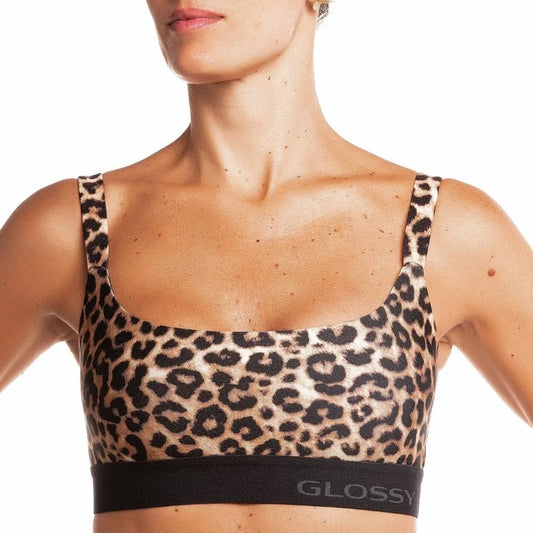 Top Glossy - Animal Print (Leopard Style)