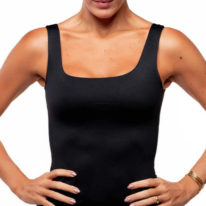 Seamless Tank - Black | Glossy