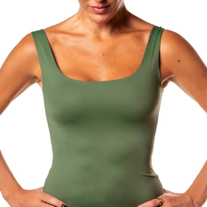 Seamless Tank - Croco | Glossy