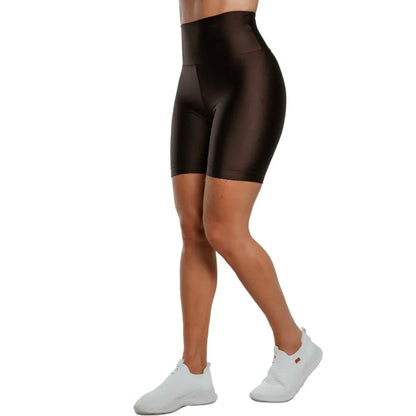 Satin Touch Sculpt Short - Café | Glossy