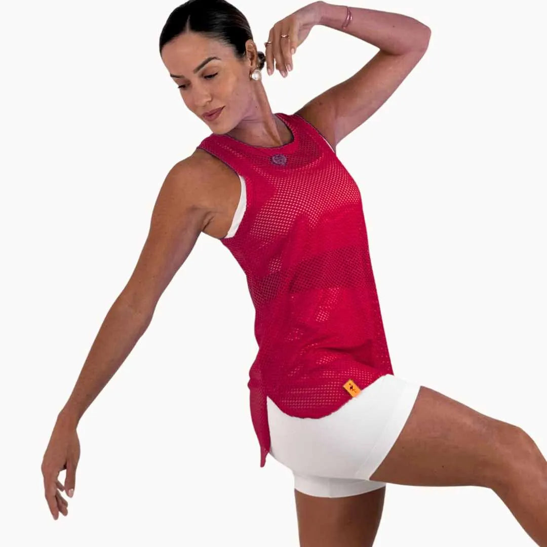 Mesh Tank Top - Pink