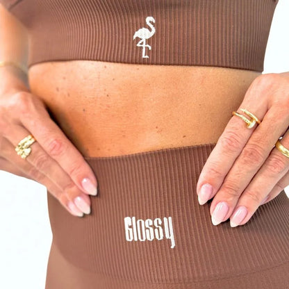 Seamless Athleisure Top | Glossy