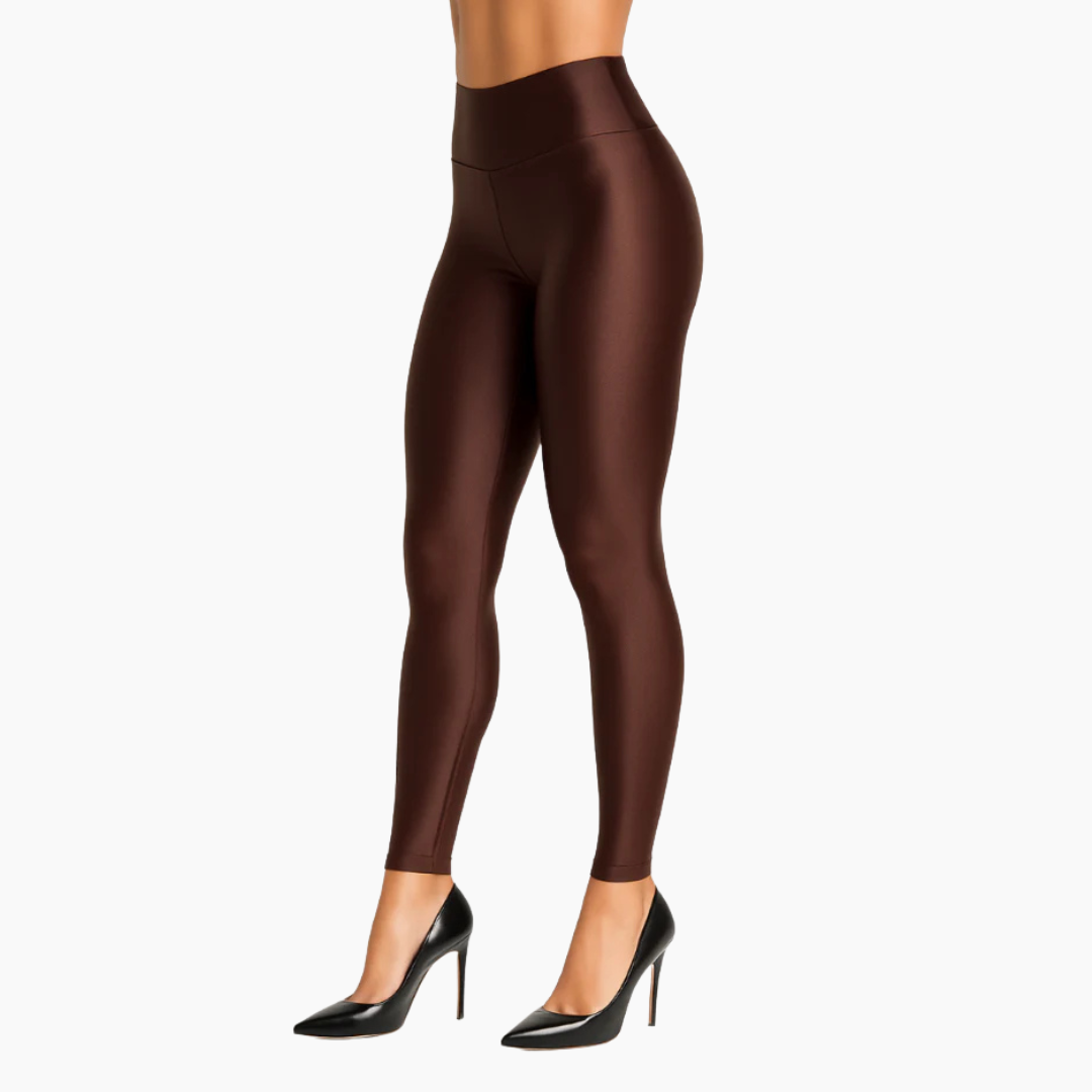 Soft Sculpt Legging - Café | Glossy