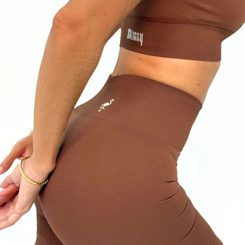 Seamless Athleisure Shorts | Glossy