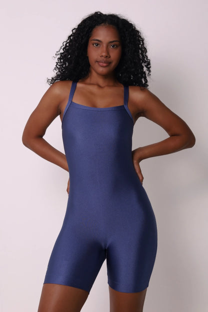 Sculpia Onepiece – Short Cut  (10 Colors) in Blue Jeans | Glossy