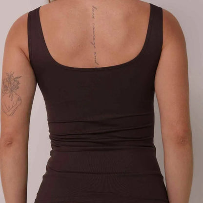 Seamless Tank - Café | Glossy