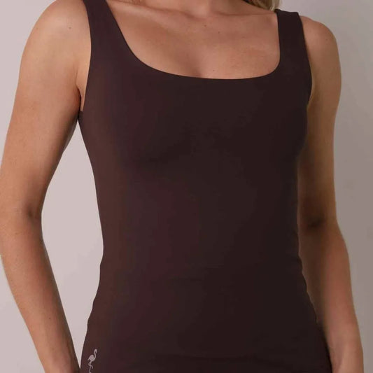 Seamless Tank - Café | Glossy