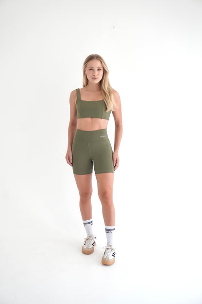 2-Piece Sculpt Set: Short & Bra | Glossy