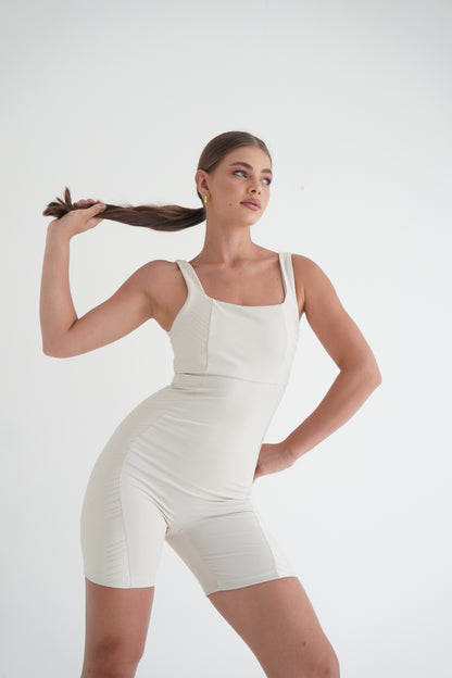 Matte Sculpt Romper – Mármore | Glossy