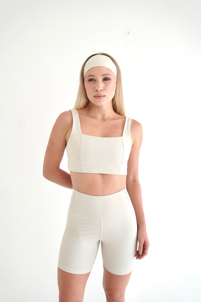 2-Piece Sculpt Set: Short & Bra | Glossy