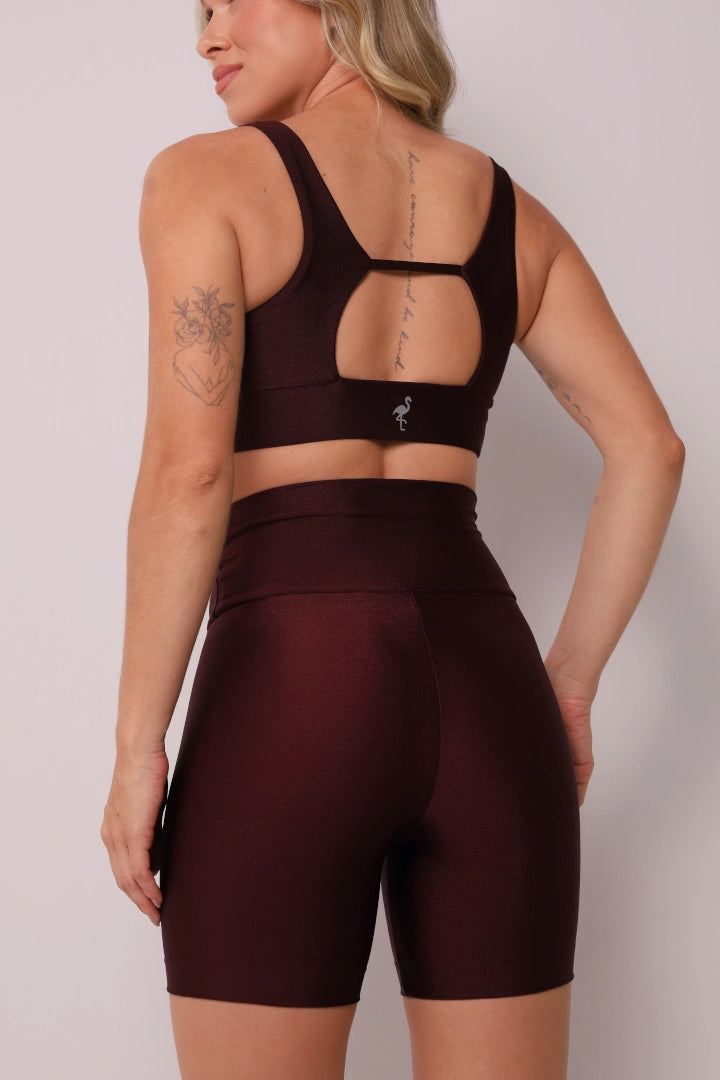 Satin Touch Sculpt Short - Barolo | Glossy