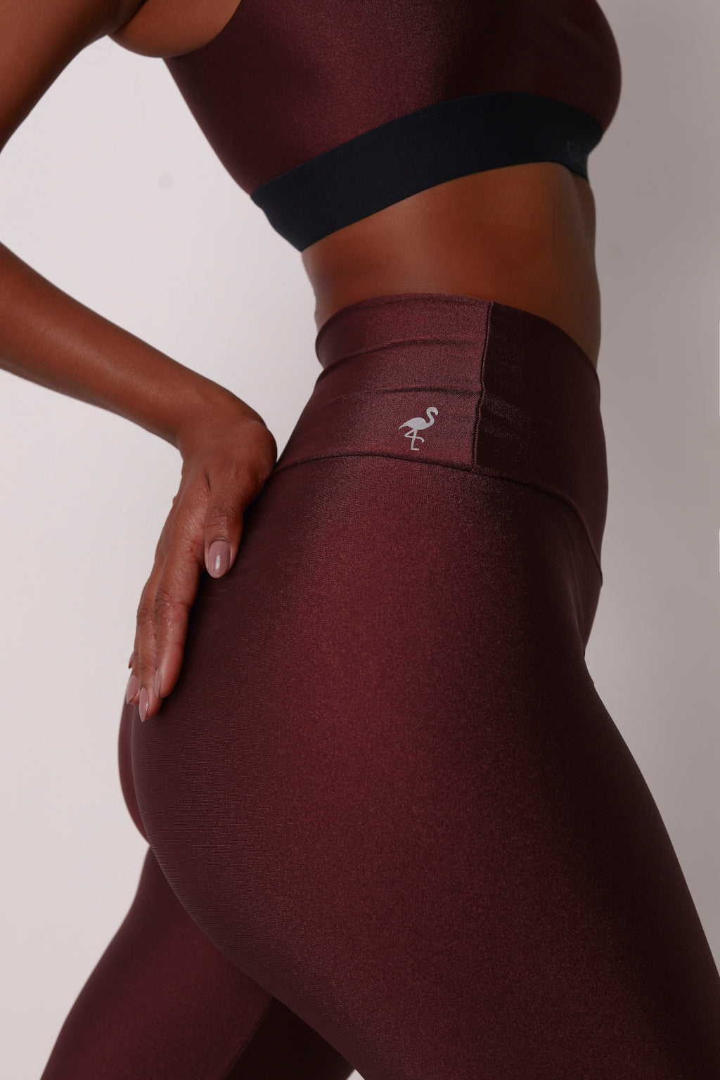 Soft Sculpt Legging - Barolo | Glossy