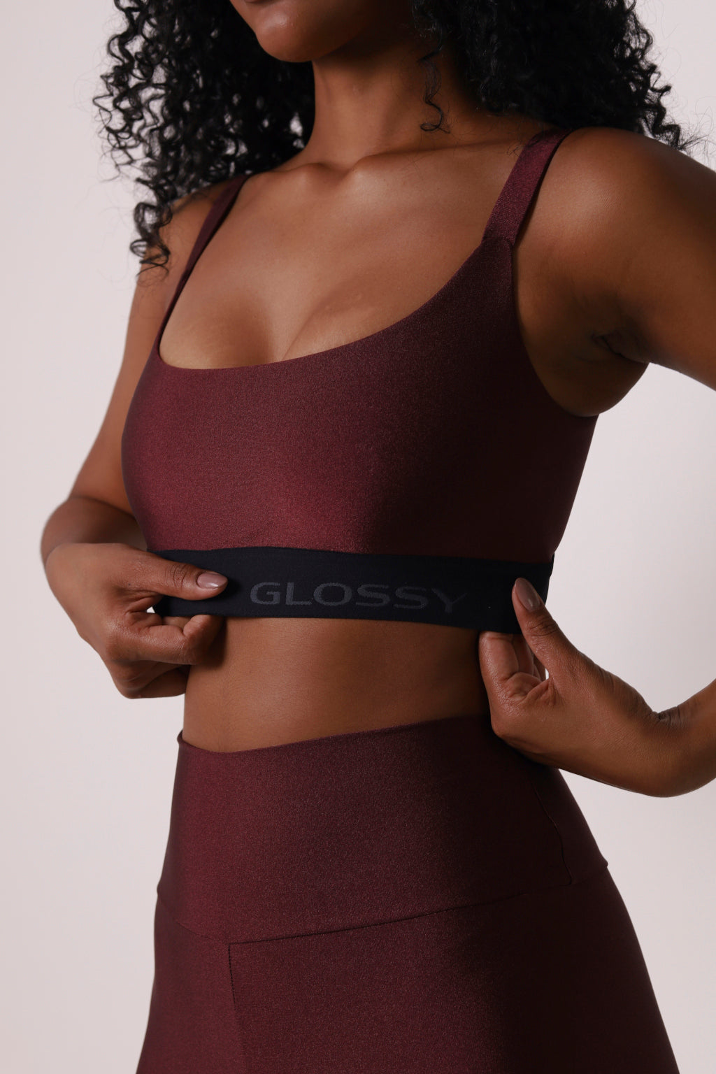 Soft Sculpt Legging - Barolo | Glossy