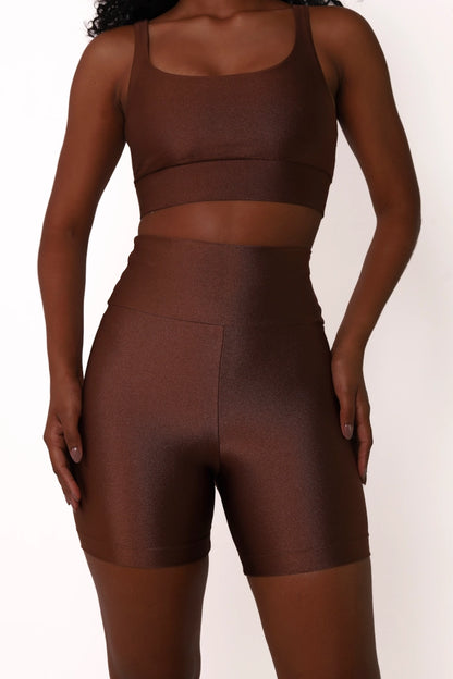 Satin Touch Sculpt Short - Cookie | Glossy