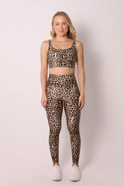 Soft Sculpt Legging -  Animal Print (Leopard Style) | Glossy
