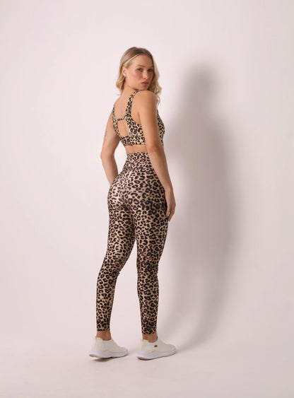 Soft Sculpt Legging -  Animal Print (Leopard Style) | Glossy