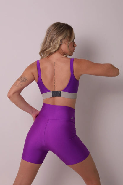 Satin Touch Sculpt Short - Fuchsia | Glossy