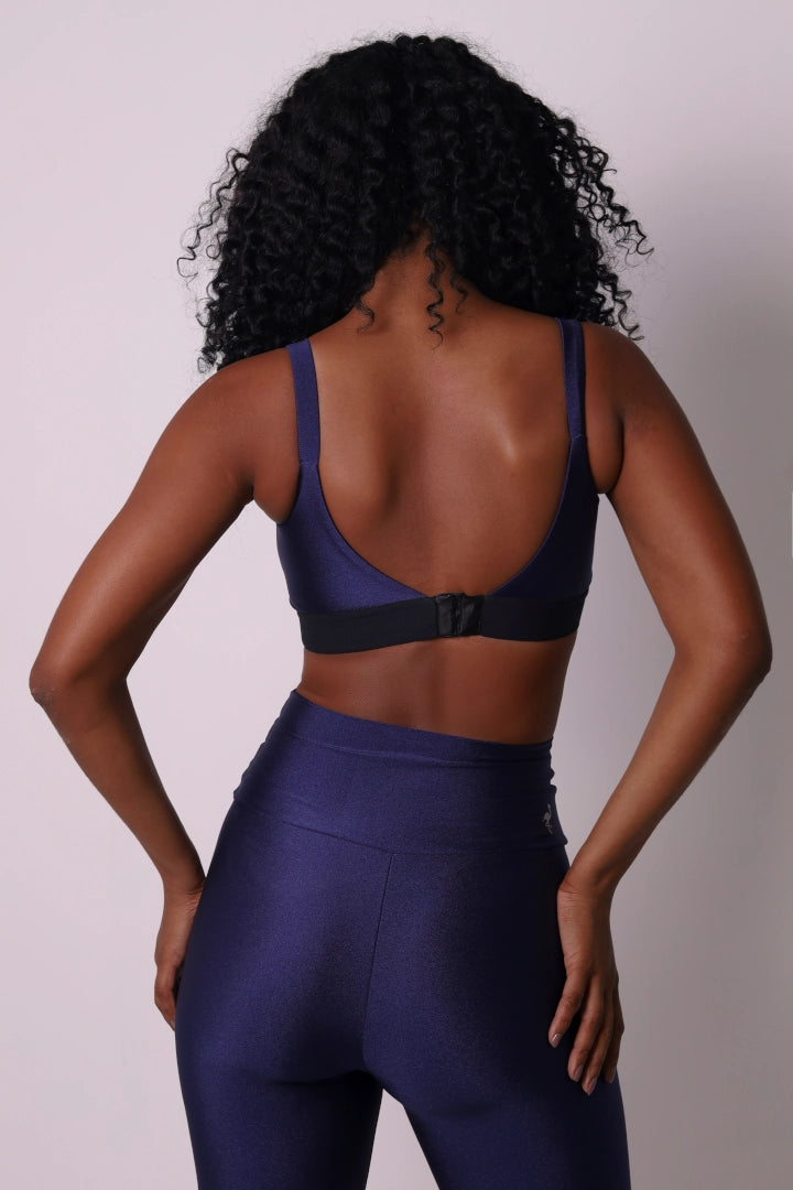 Soft Sculpt Legging - Navy | Glossy