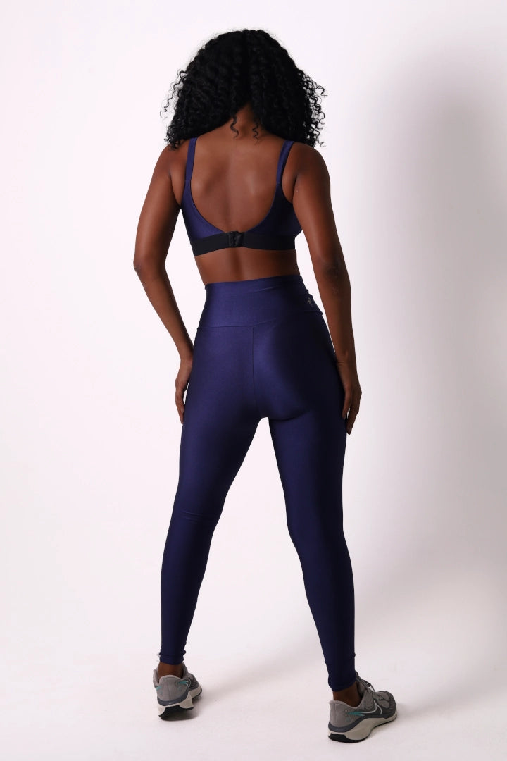 Soft Sculpt Legging - Navy | Glossy