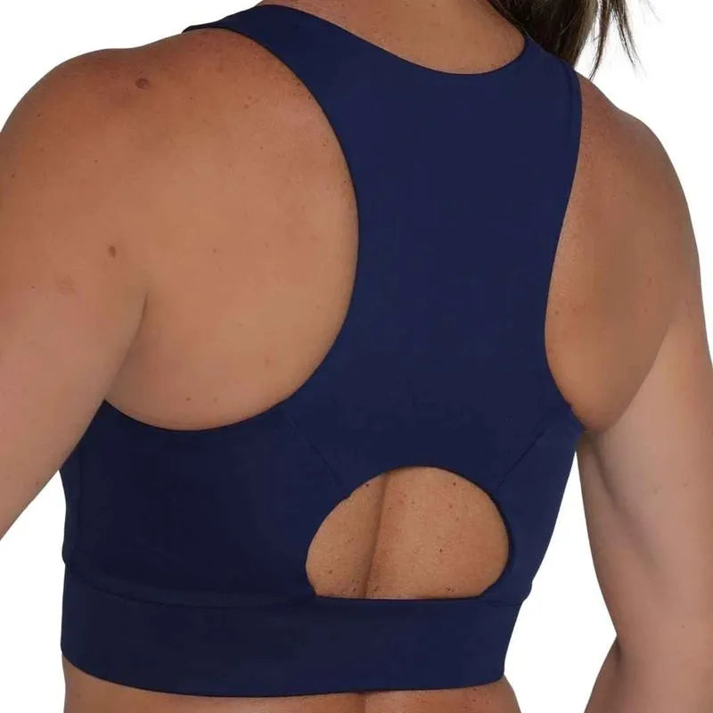 Running Pulse Top in Navy | Glossy