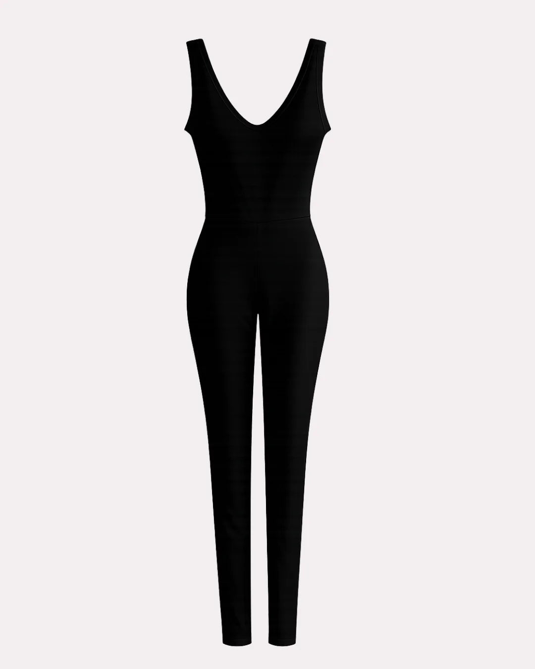 Glossy black activewear