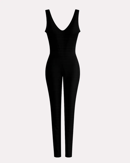Glossy black activewear