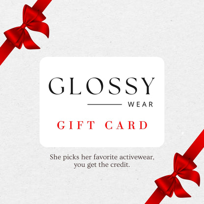 Glossy christmasgiftcard