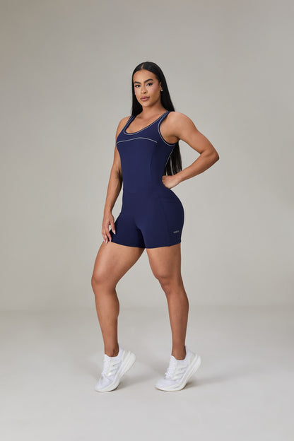 Via Mafia Drip — Navy front view
