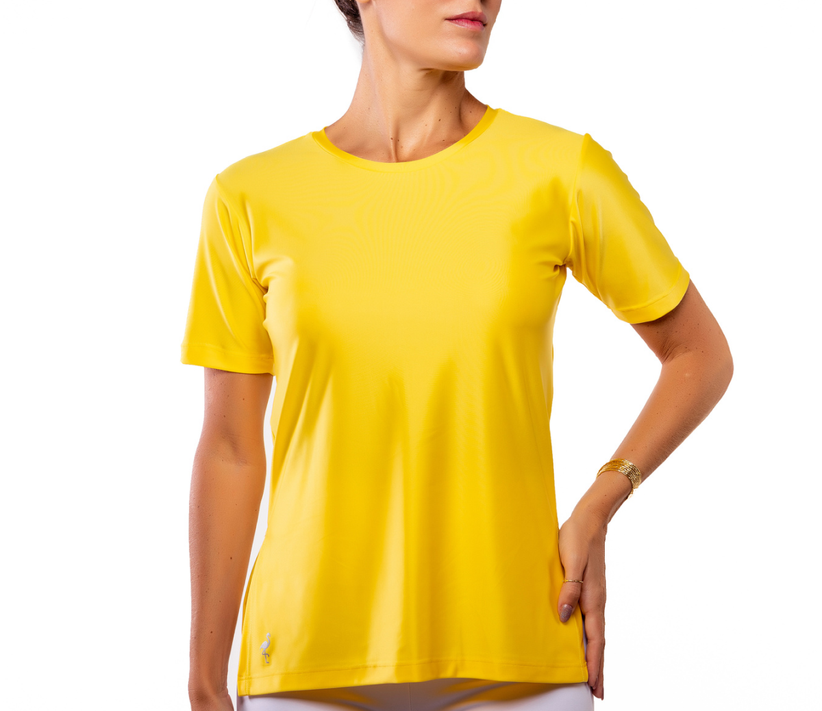 T-shirt Desejo - Yellow | Glossy