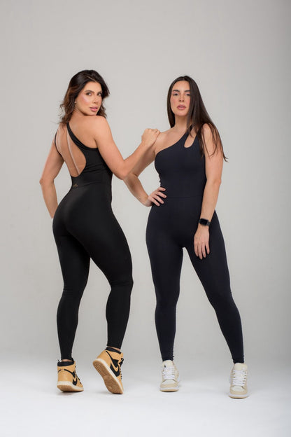 Glossy long jumpsuit