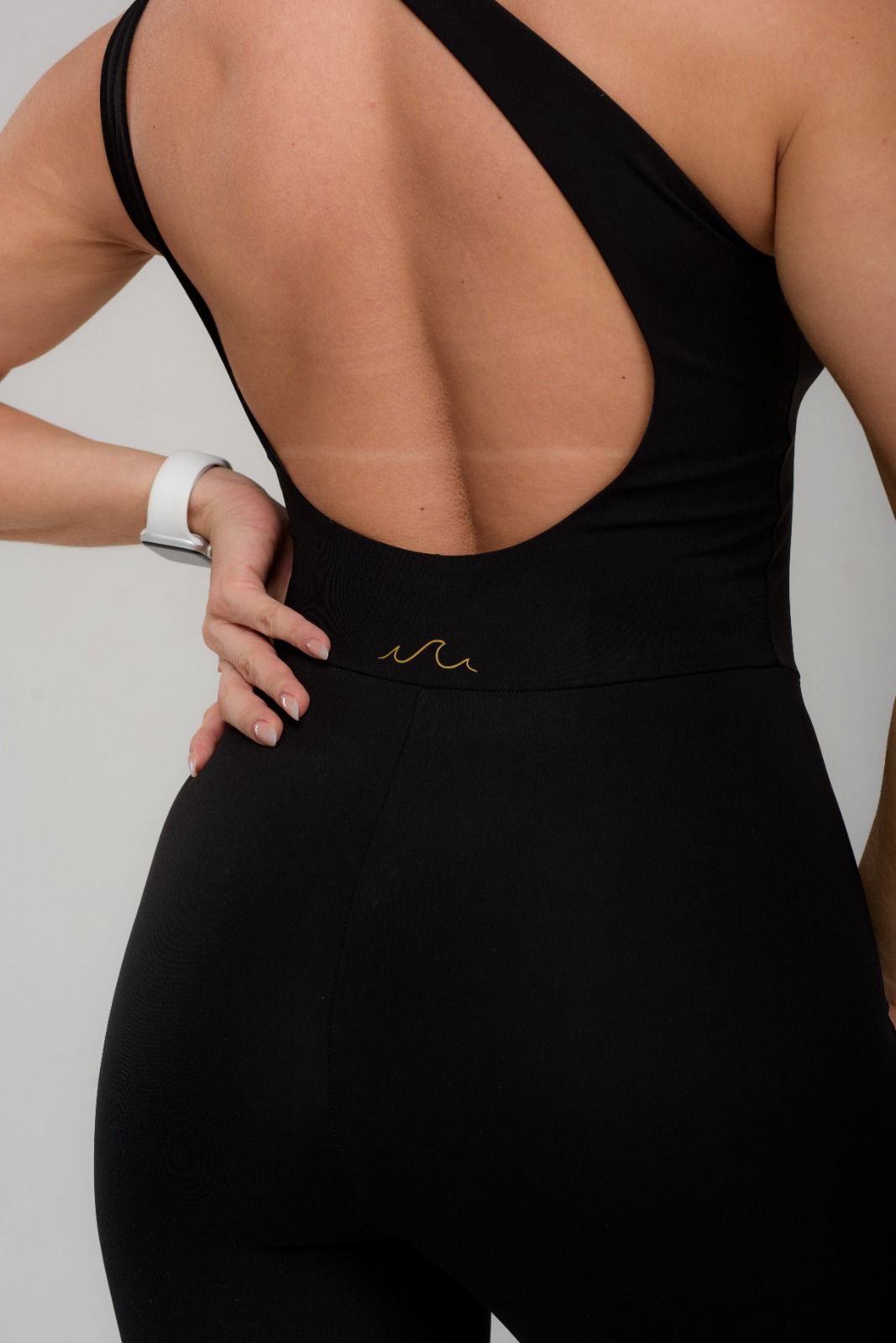 Glossy long jumpsuit