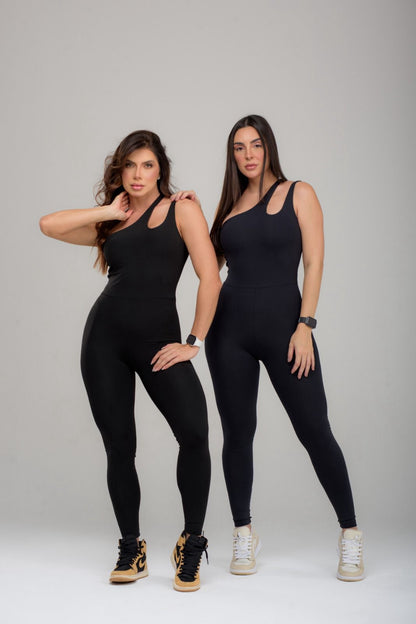Glossy long jumpsuit
