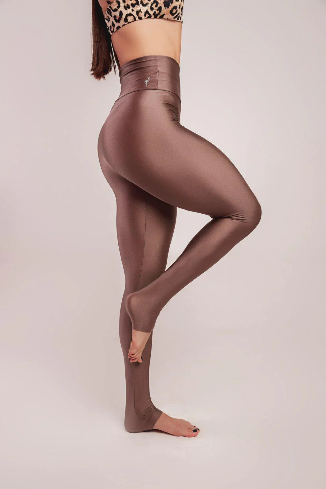 Soft Sculpt Legging - Castanho | Glossy
