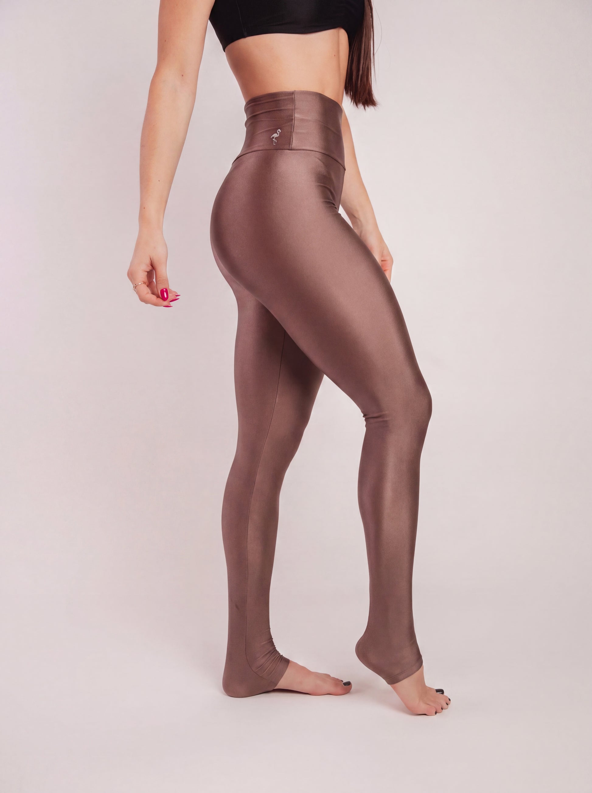 Soft Sculpt Legging - Castanho | Glossy