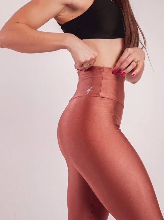 Soft Sculpt Legging - Bronze | Glossy