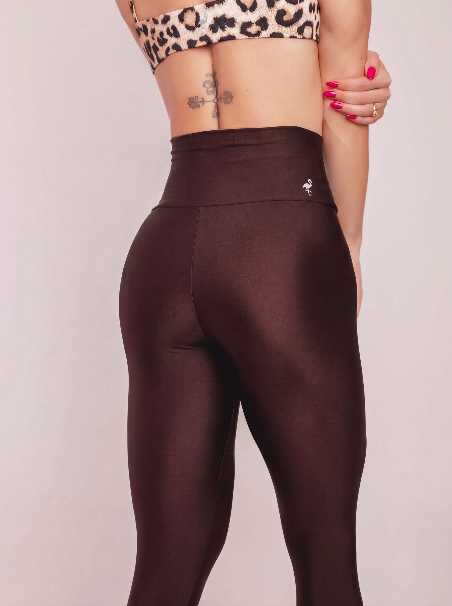 Soft Sculpt Legging - Cafe | Glossy