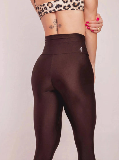 Soft Sculpt Legging - Cafe | Glossy