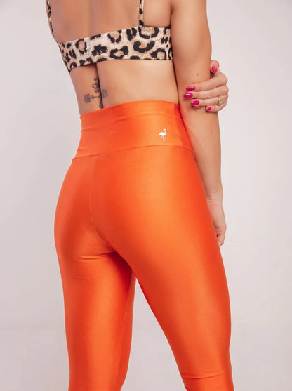Soft Sculpt Legging - Tangerine Neon