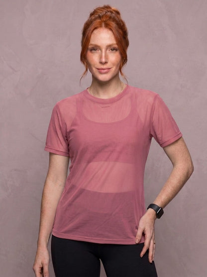 Tulle Mesh Top - Feather