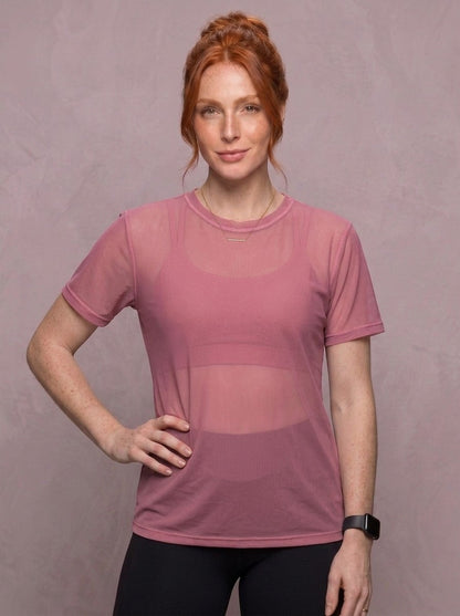 Tulle Mesh Top - Feather