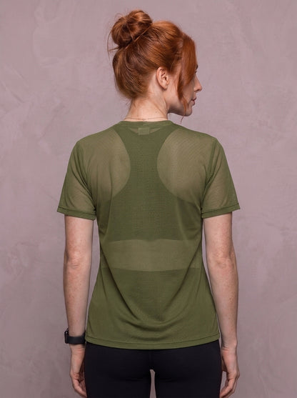 Tulle Mesh Top - Feather