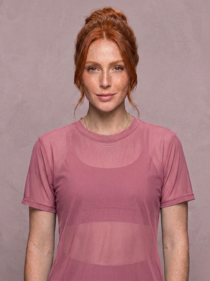Tulle Mesh Top - Feather