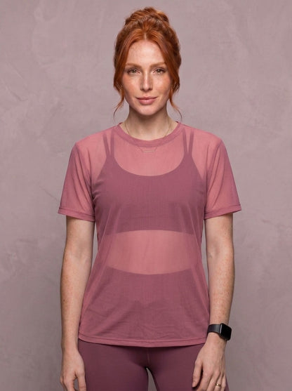 Tulle Mesh Top - Feather