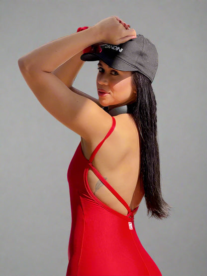 Candini Wonder Romper in Red