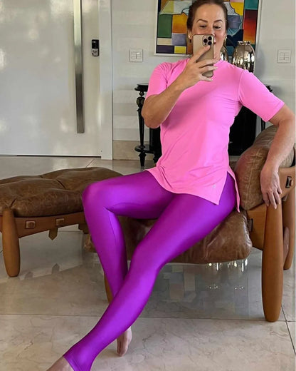 Soft Sculpt Legging - Fuchsia | Glossy