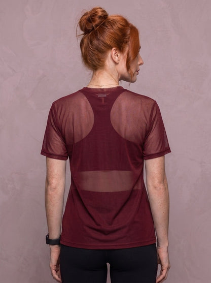 Tulle Mesh Top - Feather